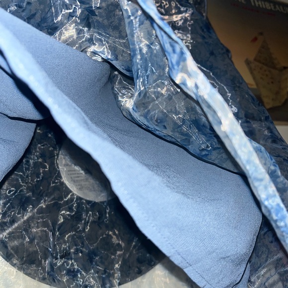 Double layer Blue mesh Zara top - Picture 4 of 4